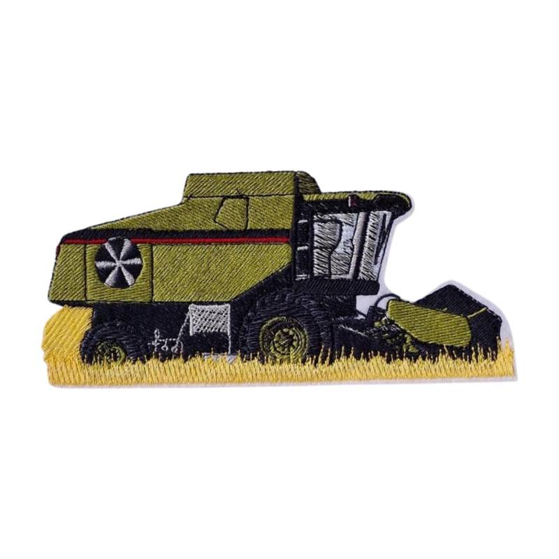 Mähdrescher | Combine| Patch Aufnähen Applikation Zum Aufbügeln Stickapplikation von TamaluHandmadeForYou