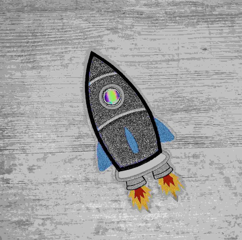 Rakete | Patch Zum Aufnähen Und Aufbügeln Rakete | Patch Zum Aufnähen Und Aufbügeln von TamaluHandmadeForYou