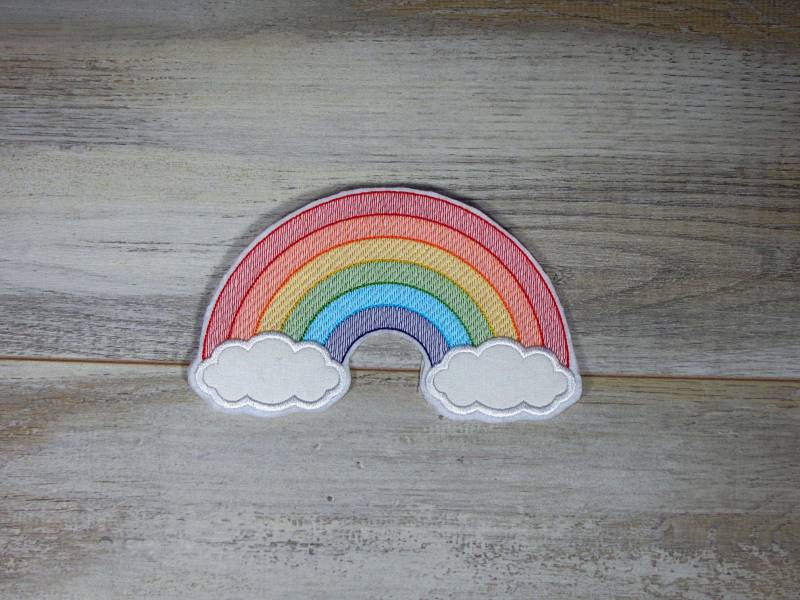 Regenbogen Fein | Rainbow Stickapplikation Aufnäher Zum Aufnähen Und Aufbügeln von TamaluHandmadeForYou