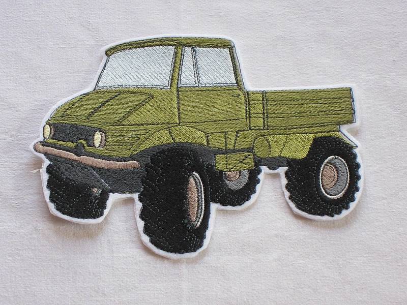 Unimog | Truck Stickapplikation Applikation Zum Aufnähen Und Aufbügeln von TamaluHandmadeForYou