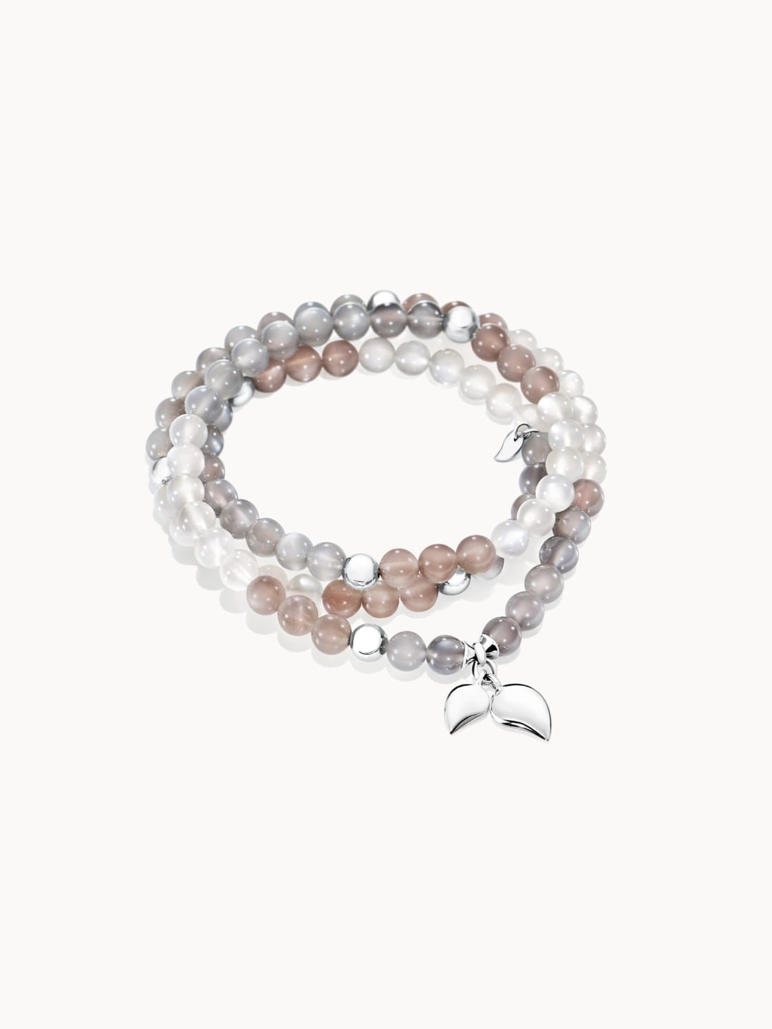 Tamara Comolli Armband India Cashmere Medium Aus 18 Karat Weißgold Und Mondsteinen silber von TAMARA COMOLLI