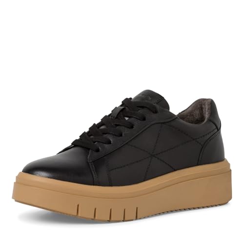 Tamaris COMFORT 8-83716-41 Leder Comfort Fit Wechselfußbett Schnürschuhe Sportlich Flexible Sohle von Tamaris Comfort