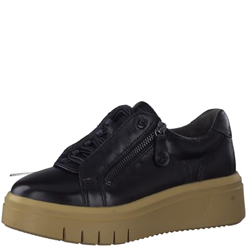 Tamaris COMFORT 8-83717-41 Leder Comfort Fit Wechselfußbett Sportlich Elastic Laces Seitlicher Reißverschluss von Tamaris Comfort