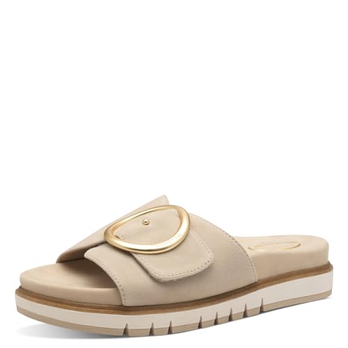 Tamaris Damen 8-87106-42 Mule, Beige, 41 EU von Tamaris
