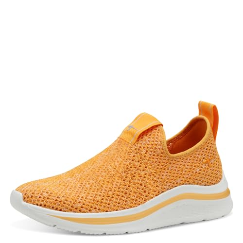Tamaris Comfort Damen Slip On Sneaker zum Schlupfen Vegan, Orange (Orange), 40 EU von Tamaris
