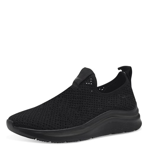 Tamaris Comfort Damen Slip On Sneaker zum Schlupfen Vegan, Schwarz (Black), 40 EU von Tamaris