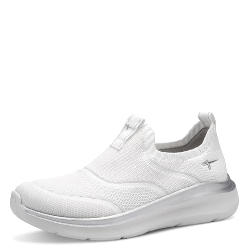 Tamaris Comfort Damen Slip On Sneaker zum Schlupfen Vegan, Weiß (White), 39 EU von Tamaris