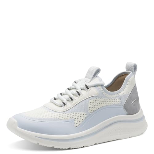 Tamaris Comfort Damen Sneaker flach mit Chunky-Sohle Vegan, Blau (Lt Blue), 36 EU von Tamaris