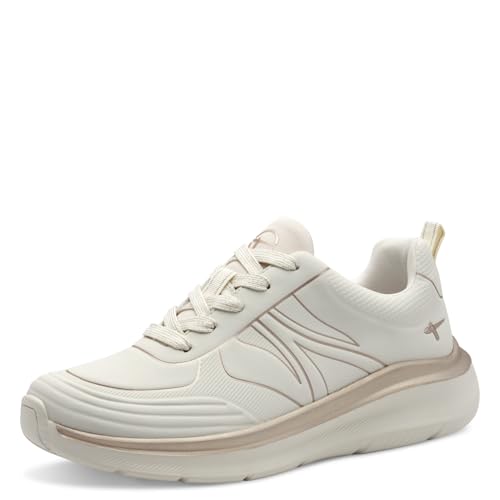 Tamaris Comfort Damen Sneaker flach mit Chunky-Sohle Vegan, Weiß (Offwhite), 39 EU von Tamaris