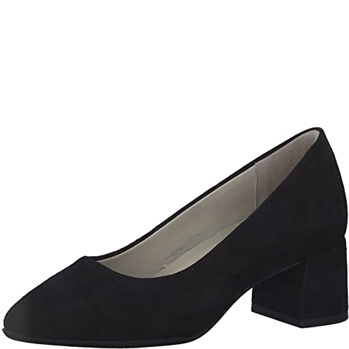 Tamaris Comfort Damen 8-8-82300-20-5 Pumps, Black Suede, 37 EU von Tamaris