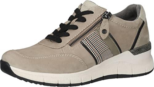 Tamaris Comfort Damen 8-8-83701-29-348 Sneaker, Taupe Suede, 36 EU von Tamaris Comfort