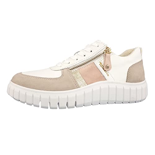 Tamaris Comfort Damen 8-8-83720-20-151 Sneaker, White/Rose, 38 EU von Tamaris Comfort