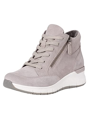 Tamaris Comfort Damen Sneaker 8-8-85209-29 204 Comfort fit Leder Schuhe Freizeit Classics Comfort Fit Schuhweite Schnürer Reißverschluss von Tamaris