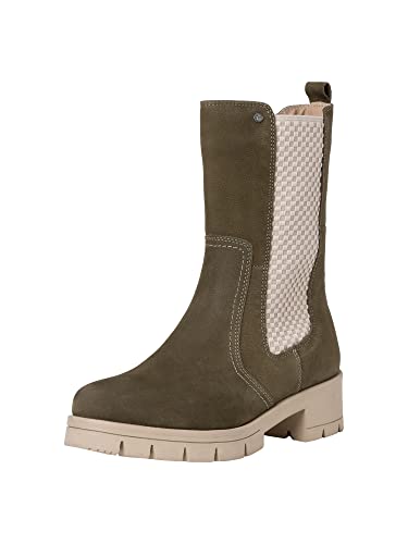 Tamaris Comfort Damen 8-8-85414-29-707 Stiefelette, Khaki, 38 EU Weit von Tamaris