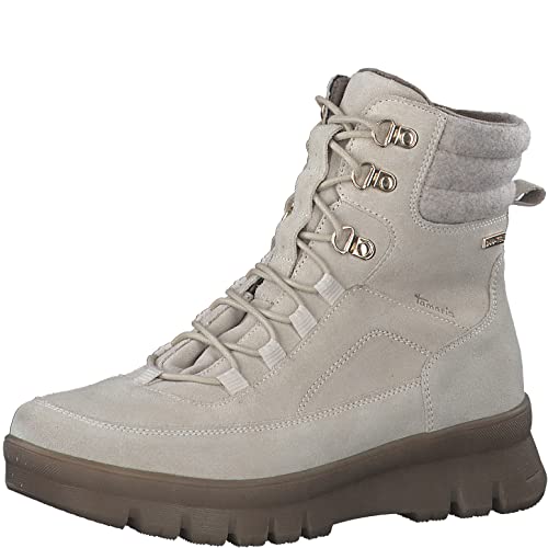 Tamaris Damen 8-8-86214-29-411 Stiefelette, Ivory, 39 EU Weit von Tamaris