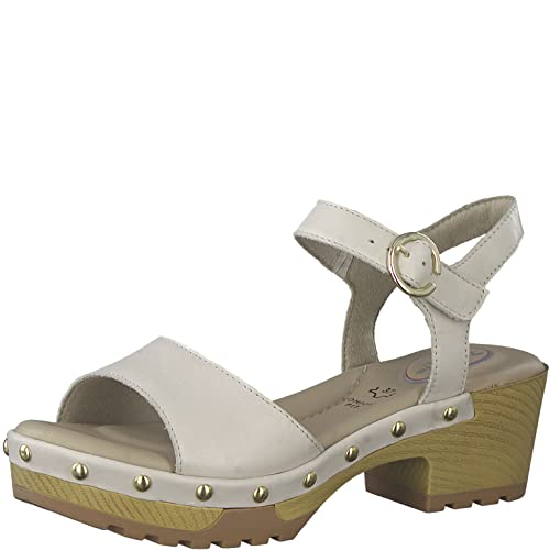 Tamaris Comfort Damen 8-8-88205-20-109 Flache Sandale, Offwhite, 38 EU von Tamaris