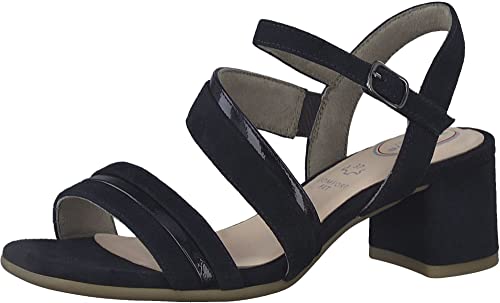 Tamaris Comfort Damen 8-8-88302-20-805 Sandale mit Absatz, Navy, 38 EU von Tamaris Comfort