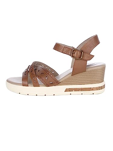 Tamaris Comfort Damen 8-8-88306-20-305 Sandale mit Absatz, Cognac, 38 EU Weit von Tamaris Comfort