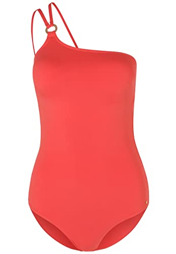 Tamaris Damen One Shoulder Badeanzug ALEXIN Rot 44 von Tamaris