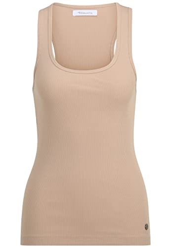 Tamaris Damen Racerback geripptes Tank AREZZO Grau XL von Tamaris