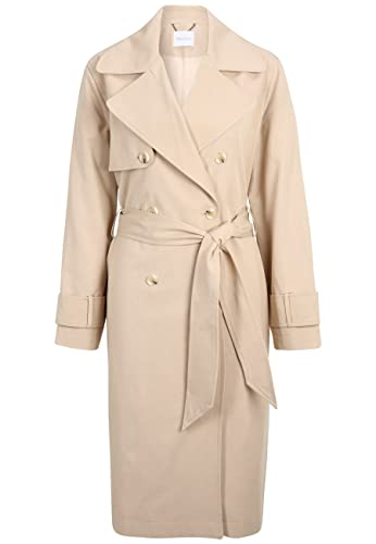 Tamaris Damen Trenchcoat ARNI Grau 38 von Tamaris