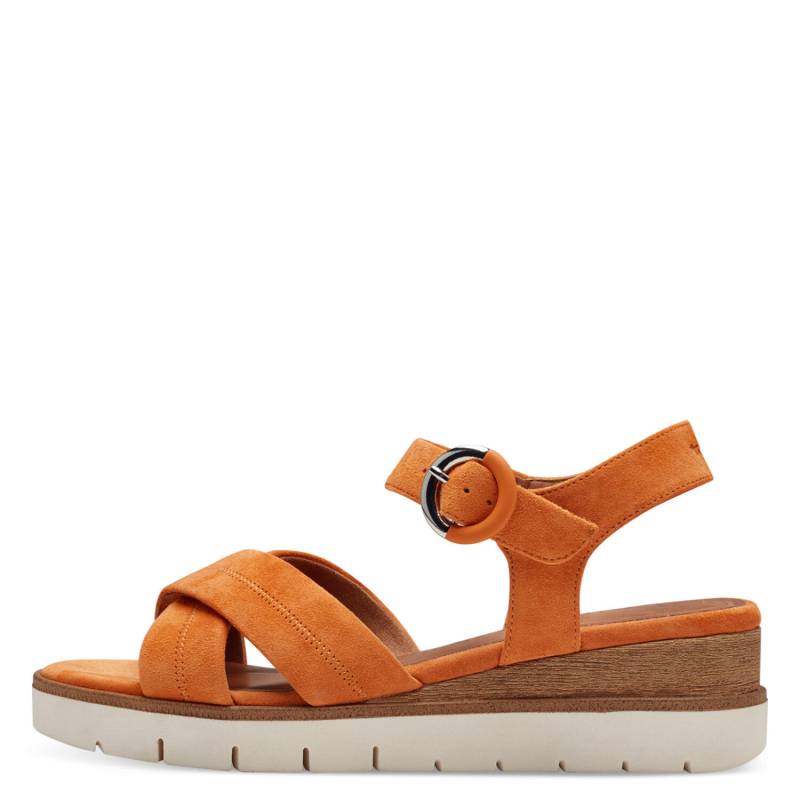 Damen-Sandalette ORANGE - Gr. - 38 von Tamaris