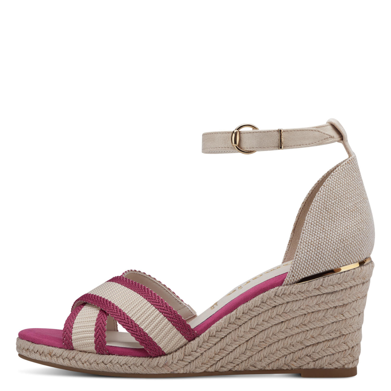 Tamaris Damenschuhe Keilsandaletten RASPBERRY RASPBERRY - Gr. - 40 von Tamaris