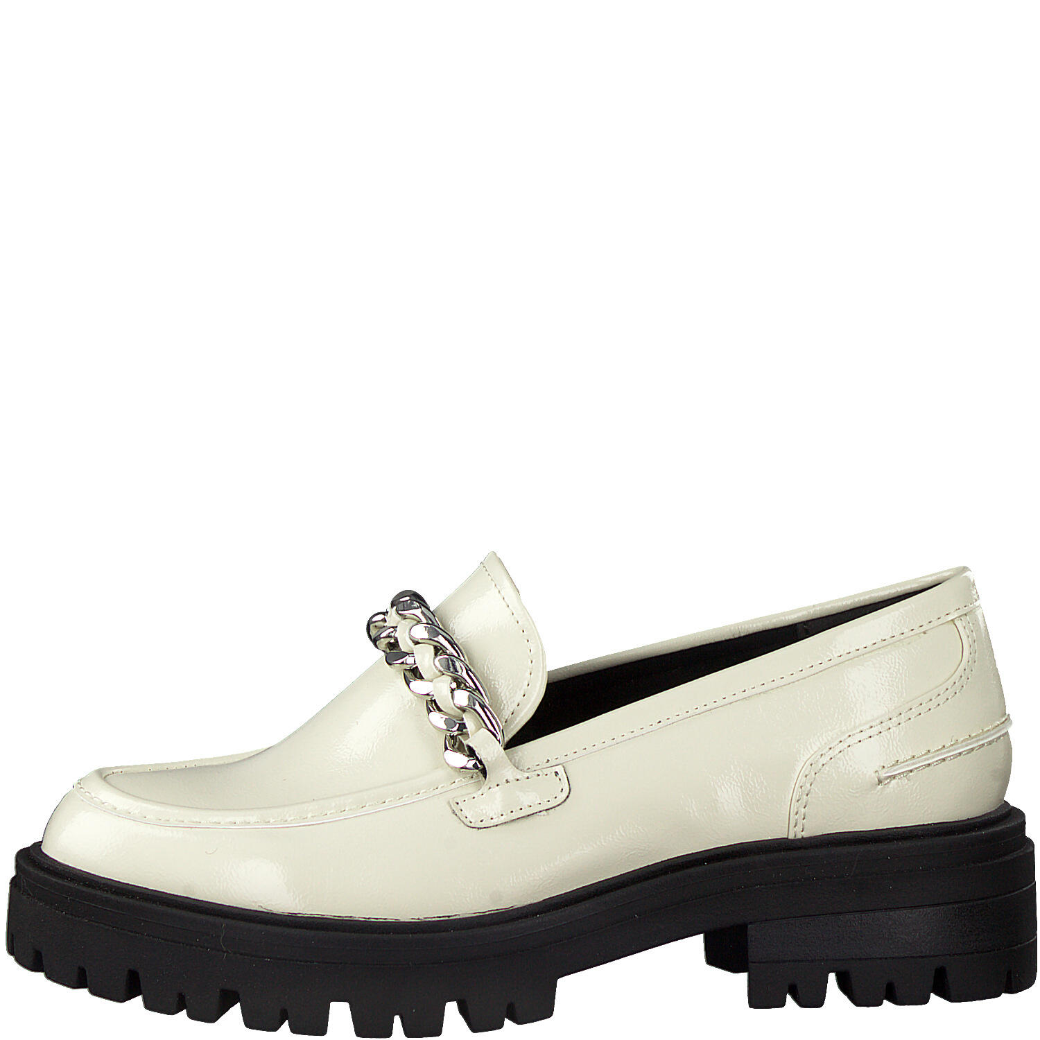 Damen-Slipper IVORY PATENT - Gr. - 40 von Tamaris