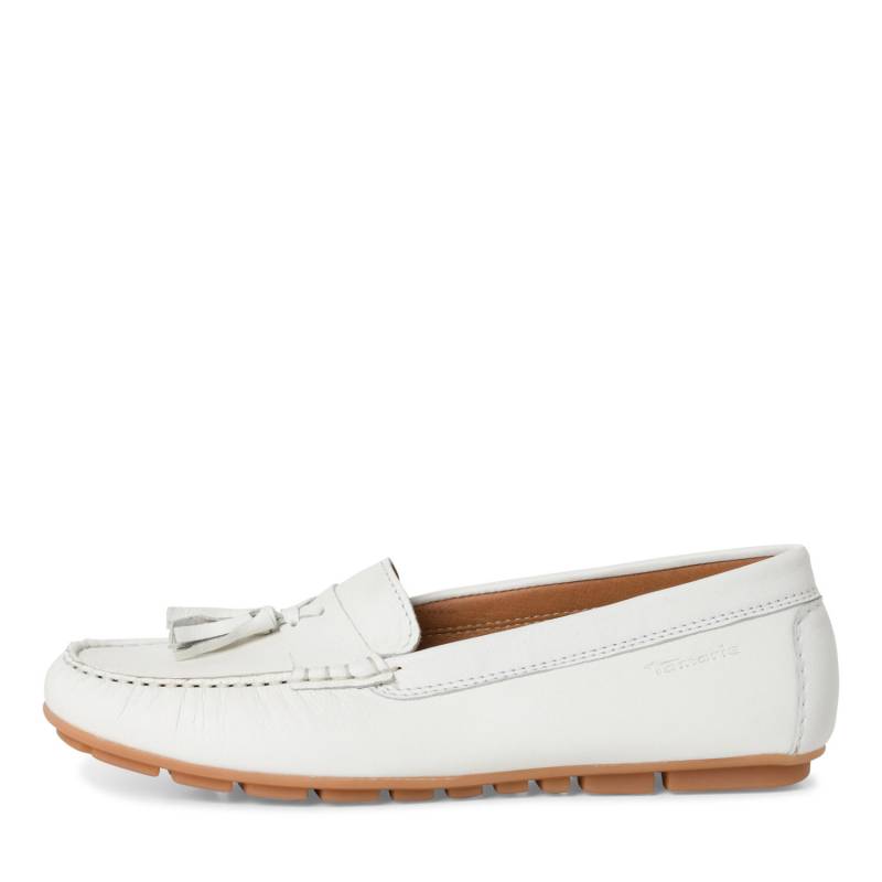 Damen-Slipper WHITE LEATHER - Gr. - 38 von Tamaris
