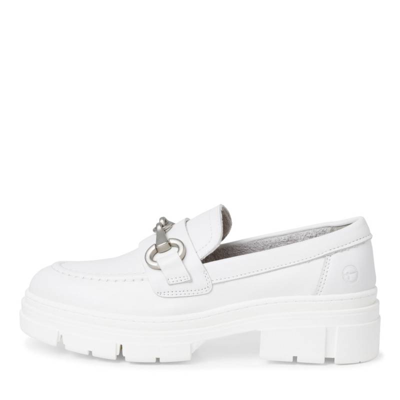 Damen-Slipper WHITE LEATHER - Gr. - 41 von Tamaris