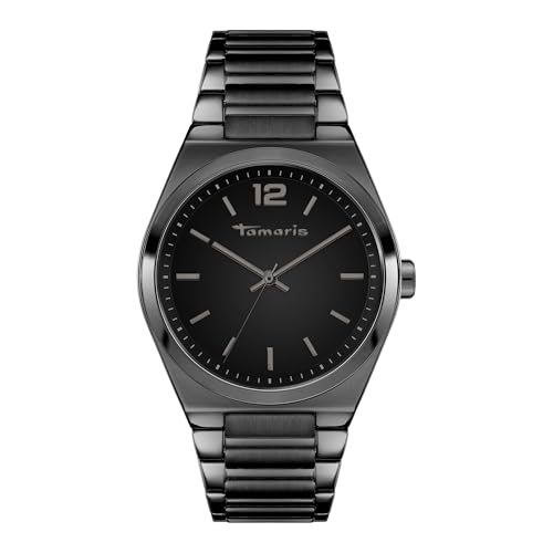 Tamaris Damen Analog Quarz Uhr mit Edelstahl Armband TT-0147-MQ von Tamaris