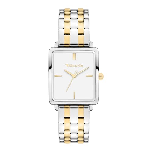 Tamaris Damen Analog Quarz Uhr mit Edelstahl Armband TT-0163-MQ von Tamaris