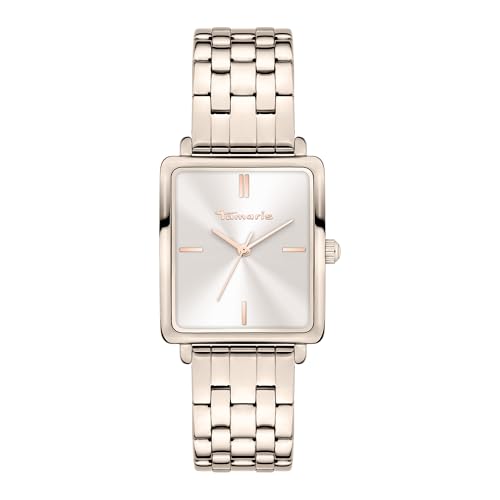 Tamaris Damen Analog Quarz Uhr mit Edelstahl Armband TT-0164-MQ von Tamaris
