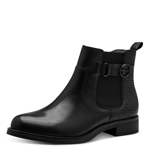 Tamaris COMFORT Damen Chelsea Boots mit Reißverschluss Herbst, Schwarz (Schwarz), 40 EU von Tamaris