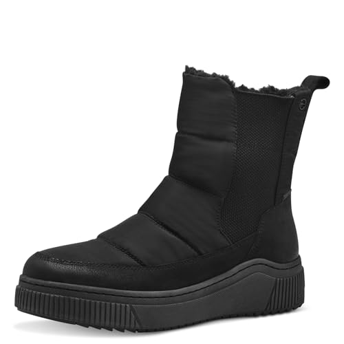 Tamaris COMFORT Damen Winterstiefel ohne Absatz Gefüttert Wasserabweisend, Schwarz (Schwarz), 38 EU von Tamaris
