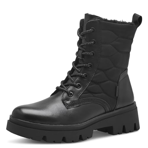 Tamaris COMFORT Damen Winterstiefel ohne Absatz Gefüttert Wasserabweisend, Schwarz (Schwarz), 38 EU von Tamaris