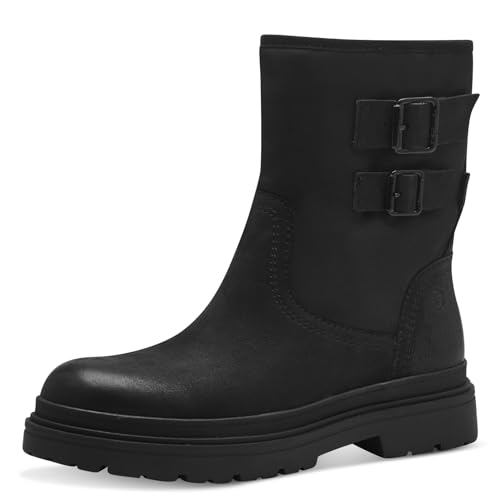 Tamaris COMFORT Damen Winterstiefel ohne Absatz Gefüttert Wasserabweisend, Schwarz (Schwarz), 41 EU von Tamaris
