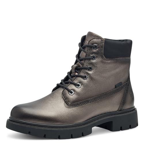 Tamaris COMFORT Damen Winterstiefeletten zum Schnüren Gefüttert Wasserabweisend, Silber (Silber), 40 EU von Tamaris