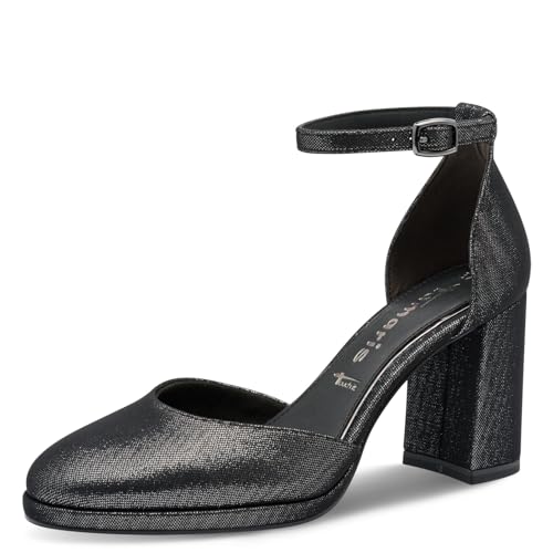 Tamaris Damen Pumps Vegan metallic 38 von Tamaris