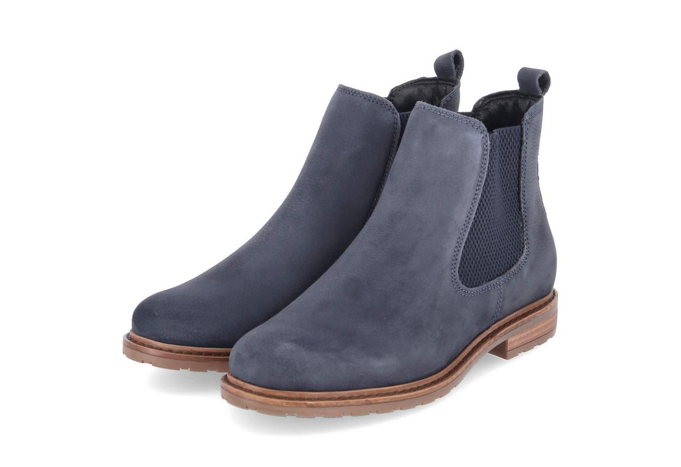 Tamaris Tamaris 1-25056-41/827 Damen Rauleder blau Schlupfstiefel von Tamaris