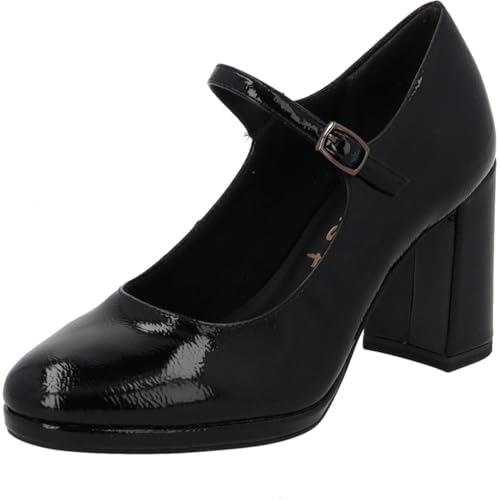 Tamaris Damen Pumps Vegan schwarz 40 von Tamaris