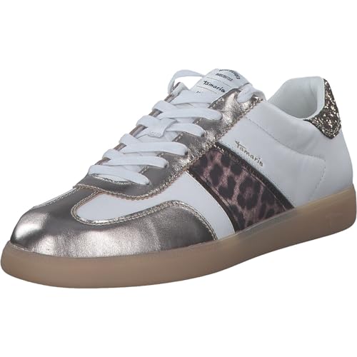 Tamaris Damen Schnürer Flach braun 41 von Tamaris