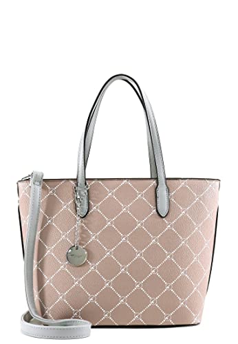 Tamaris Shopper TAS Anastasia 30106 Damen Handtaschen Karo rose 650 von Tamaris