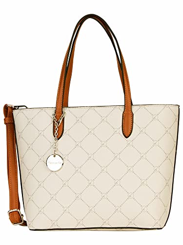 Tamaris Shopper TAS Anastasia 30106 Damen Handtaschen Karo ecru 320 von Tamaris