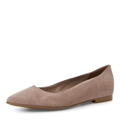Tamaris Ballerina Damen Blockabsatz beige,EU 41 Tamaris Ballerina Damen Blockabsatz beige,EU 41 von Tamaris