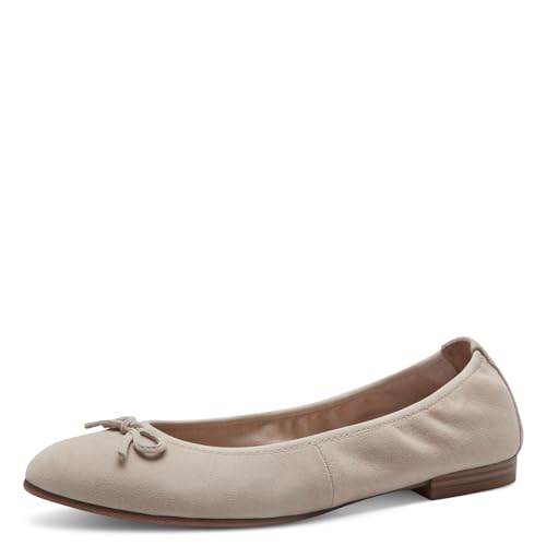 Tamaris Ballerina Damen Elegant beige,EU 38 von Tamaris