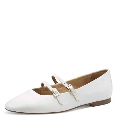 Tamaris Ballerina Damen Elegant weiß,EU 37 von Tamaris