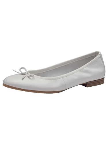 Tamaris Damen Ballerina in weiß - Gr. 38 von Tamaris