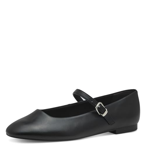 Tamaris Ballerina Damen Vegan Elegant schwarz,EU 38 von Tamaris