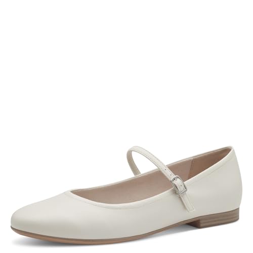 Tamaris Damen Ballerina in weiß - Gr. 38 von Tamaris